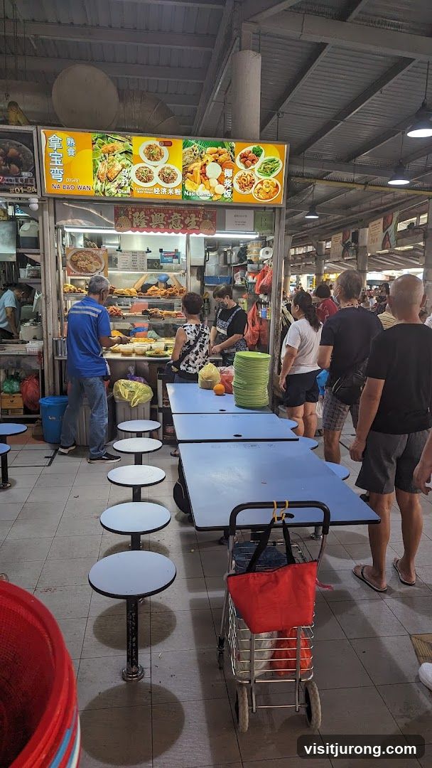 Food Stall with Seating Area