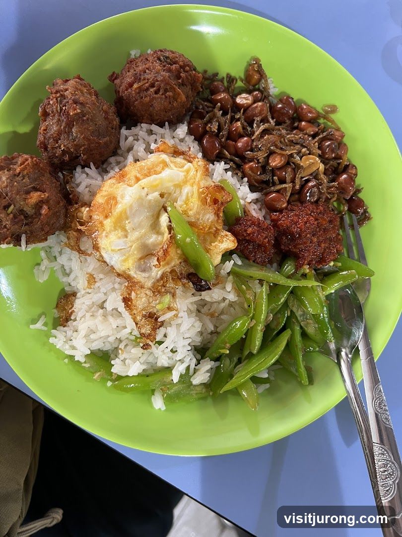 Plate of Rice with Various Toppings