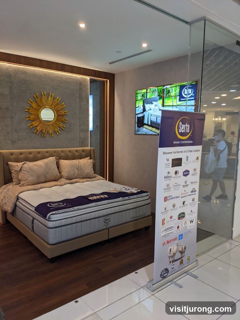 Serta Mattress Display