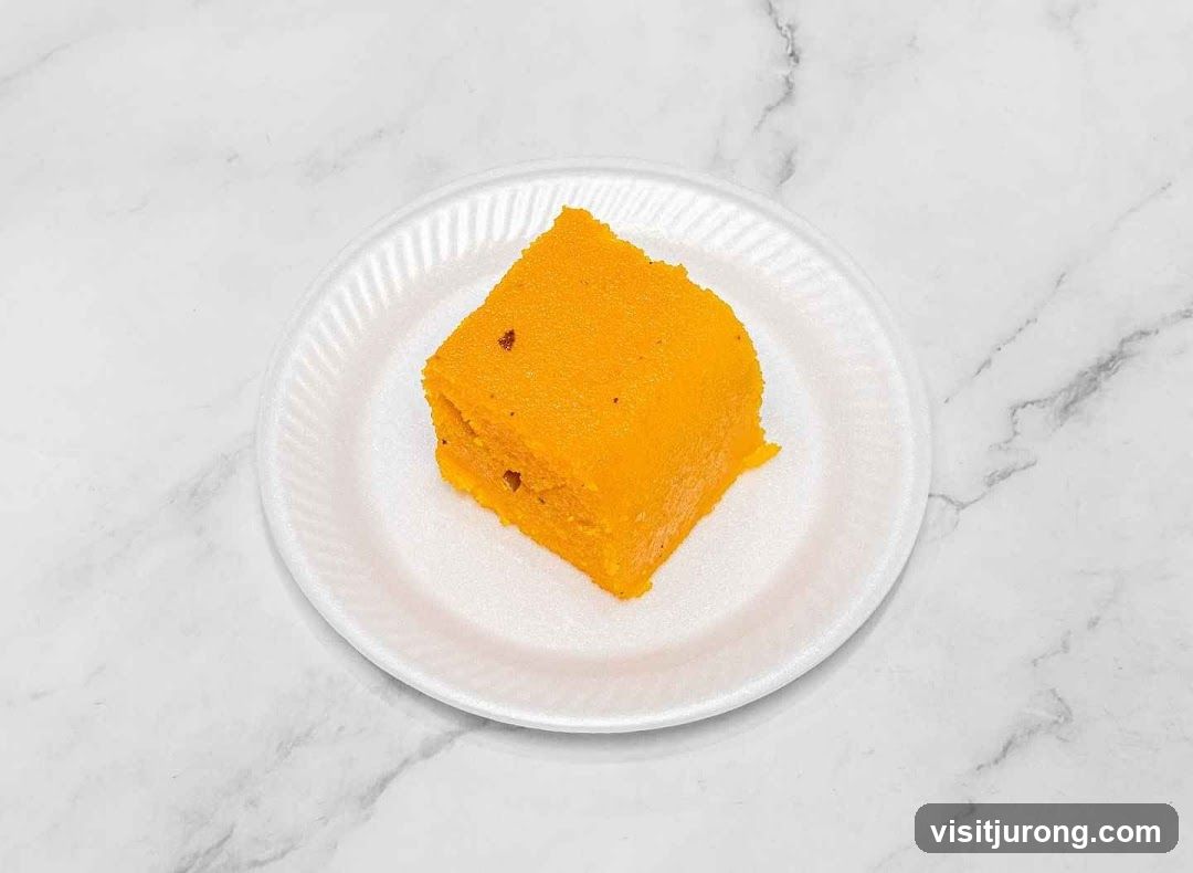 Orange Dessert Square