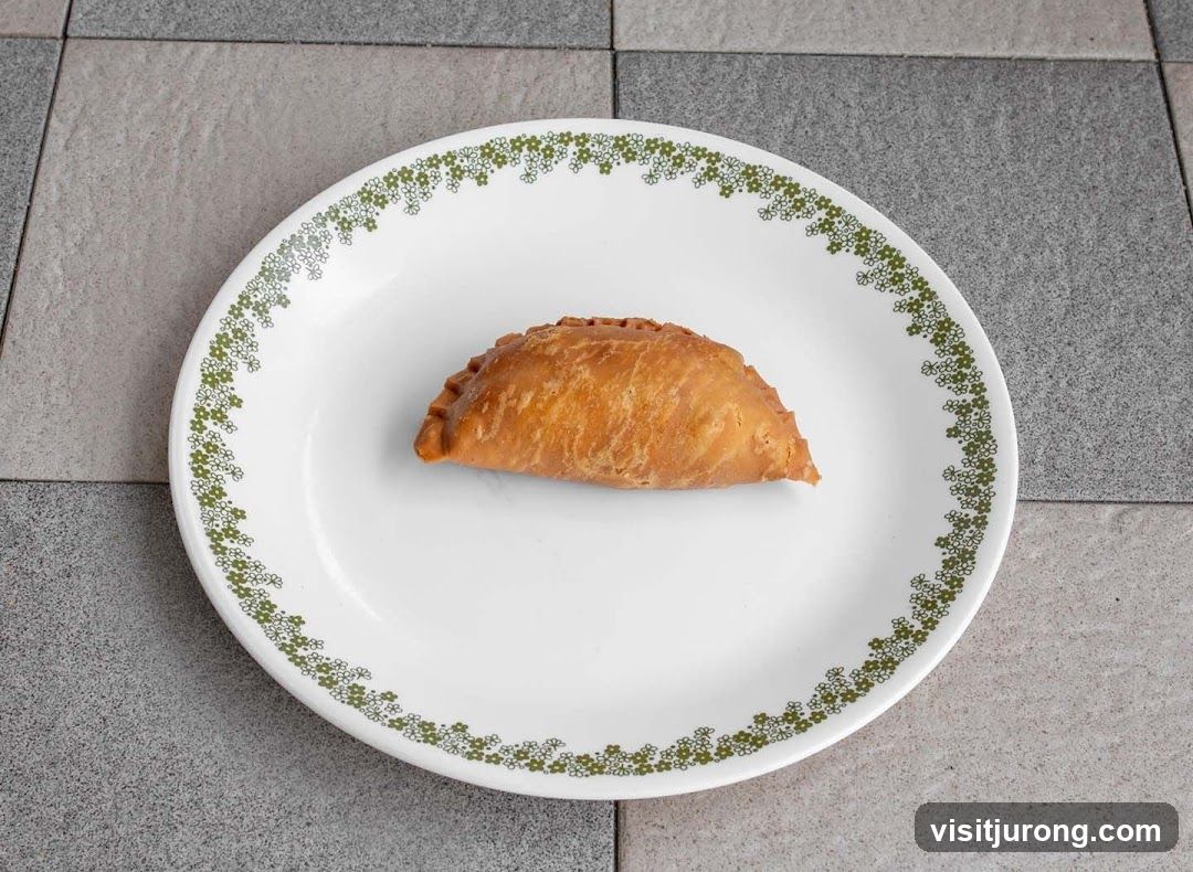 Curry Puff on a Plate