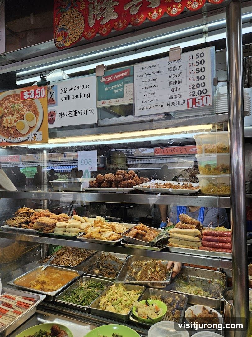 Food Stall Menu and Display