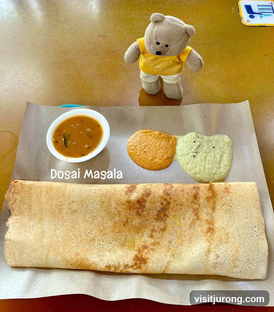 Dosai Masala with Chutney and Sambar
