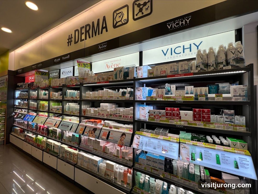 Skincare Products Display