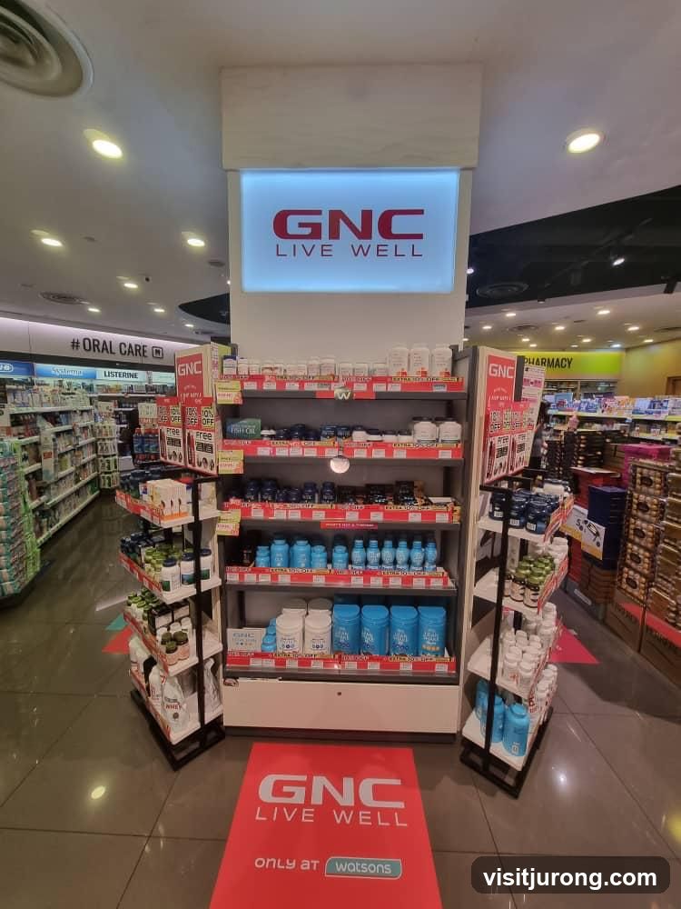 GNC Live Well Display
