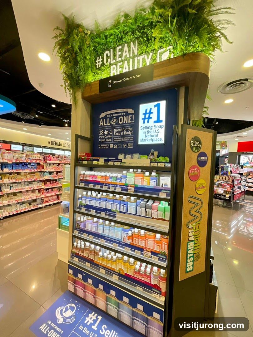 Dr. Bronner's Soap Display