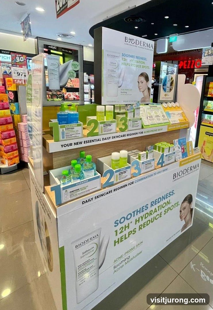 Bioderma Skincare Display