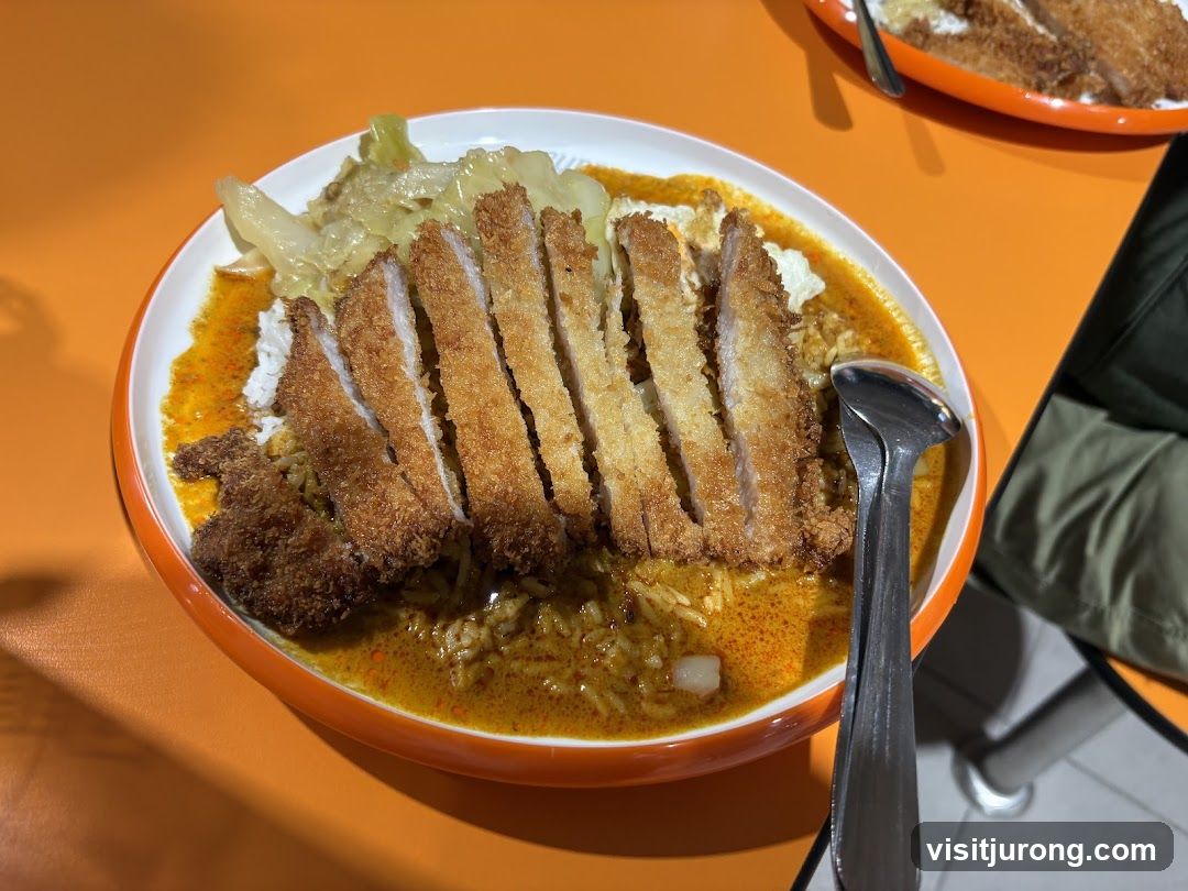 Curry with Pork Cutlet and Rice