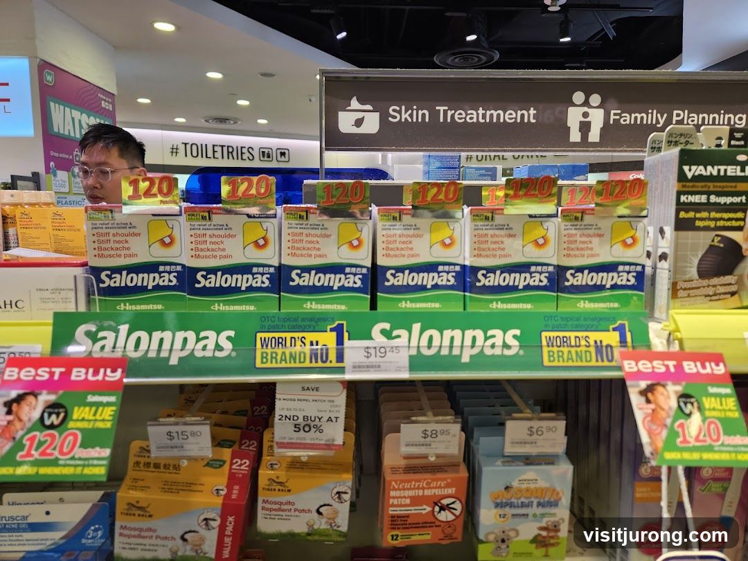 Salonpas Products on Display