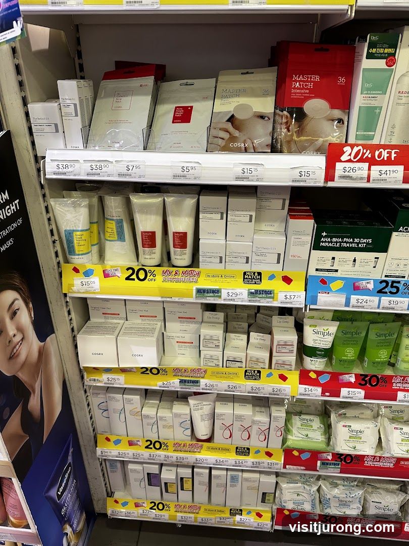 Skincare Products on Shelves