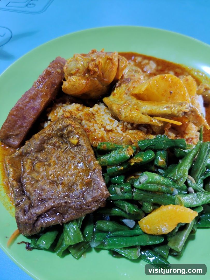 Curry Chicken Rice Plate