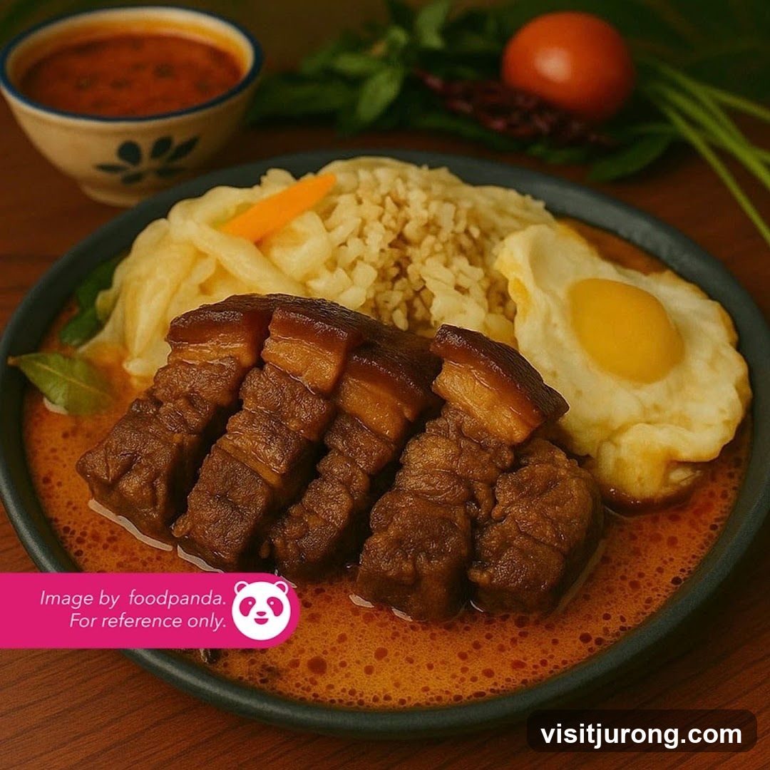 Braised Pork Belly with Rice and Egg