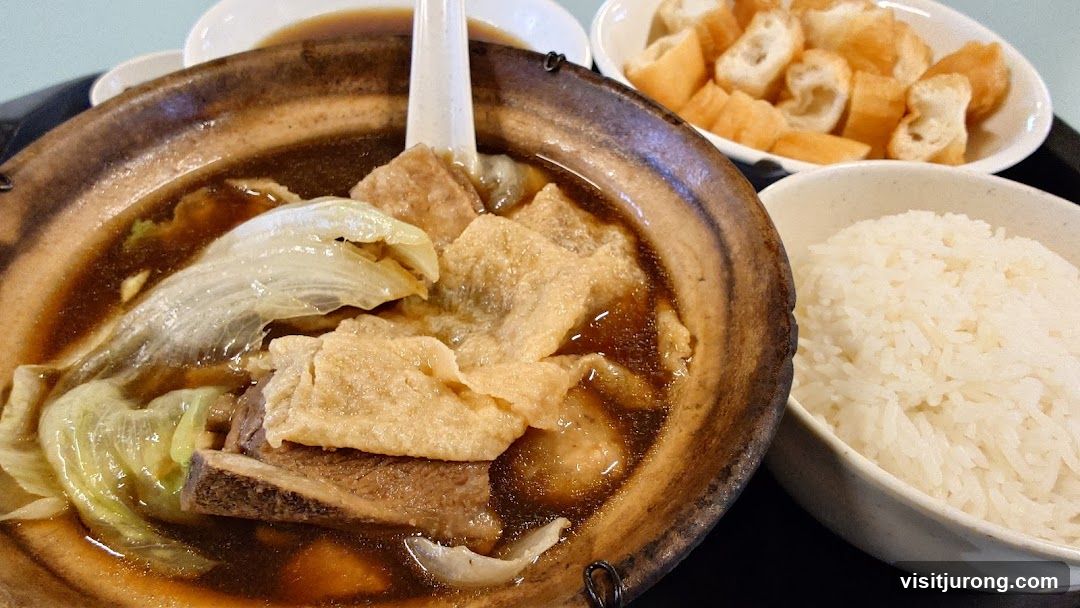 Bak Kut Teh with Rice and You Tiao