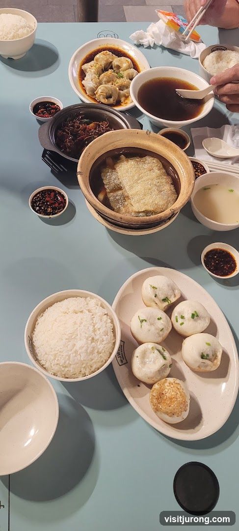 Table with various dishes