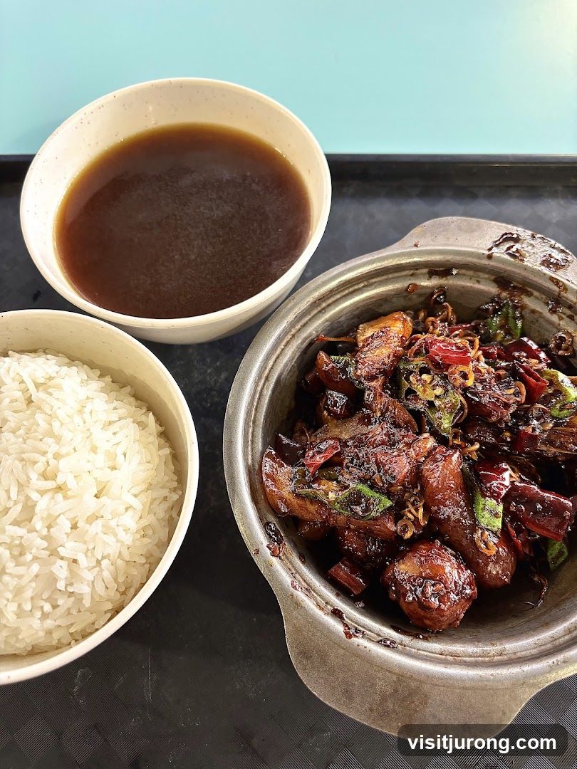 Claypot Dish with Rice and Soup