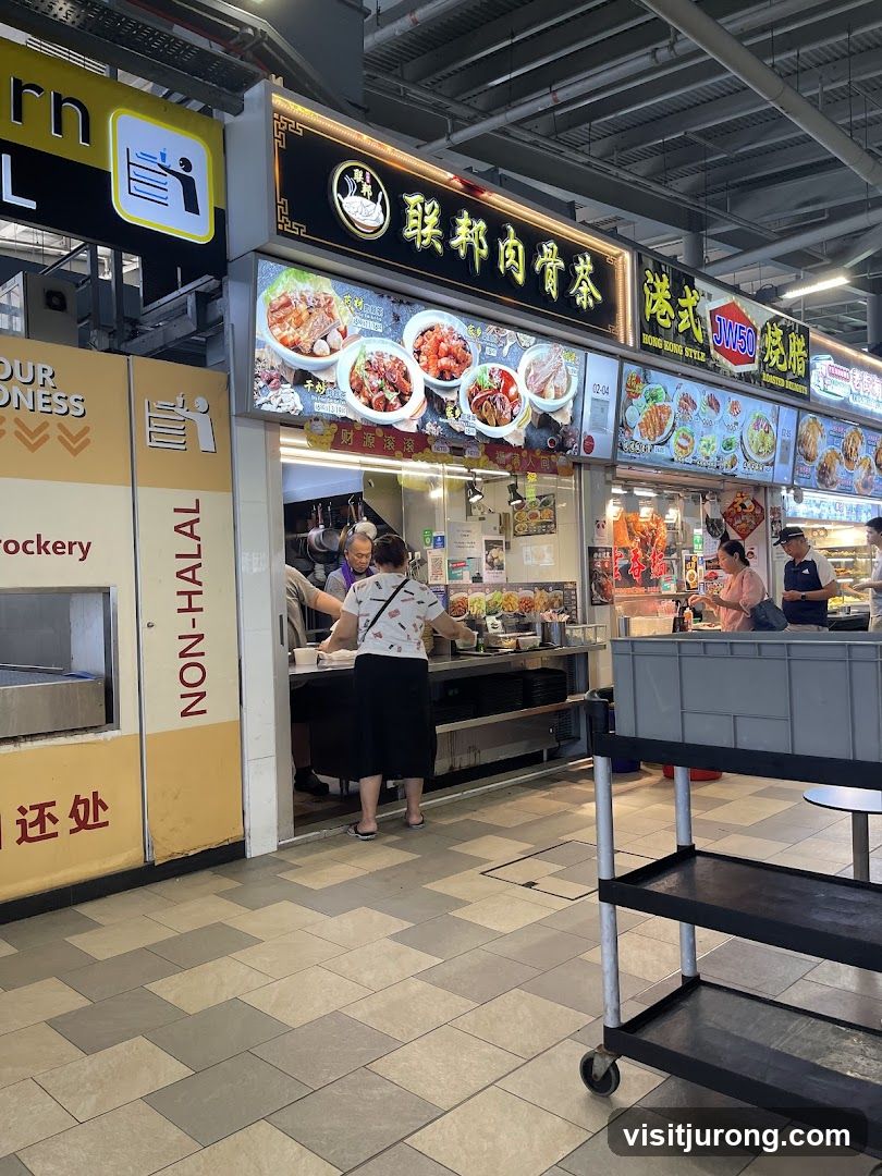 Food Stall with Menu Displays