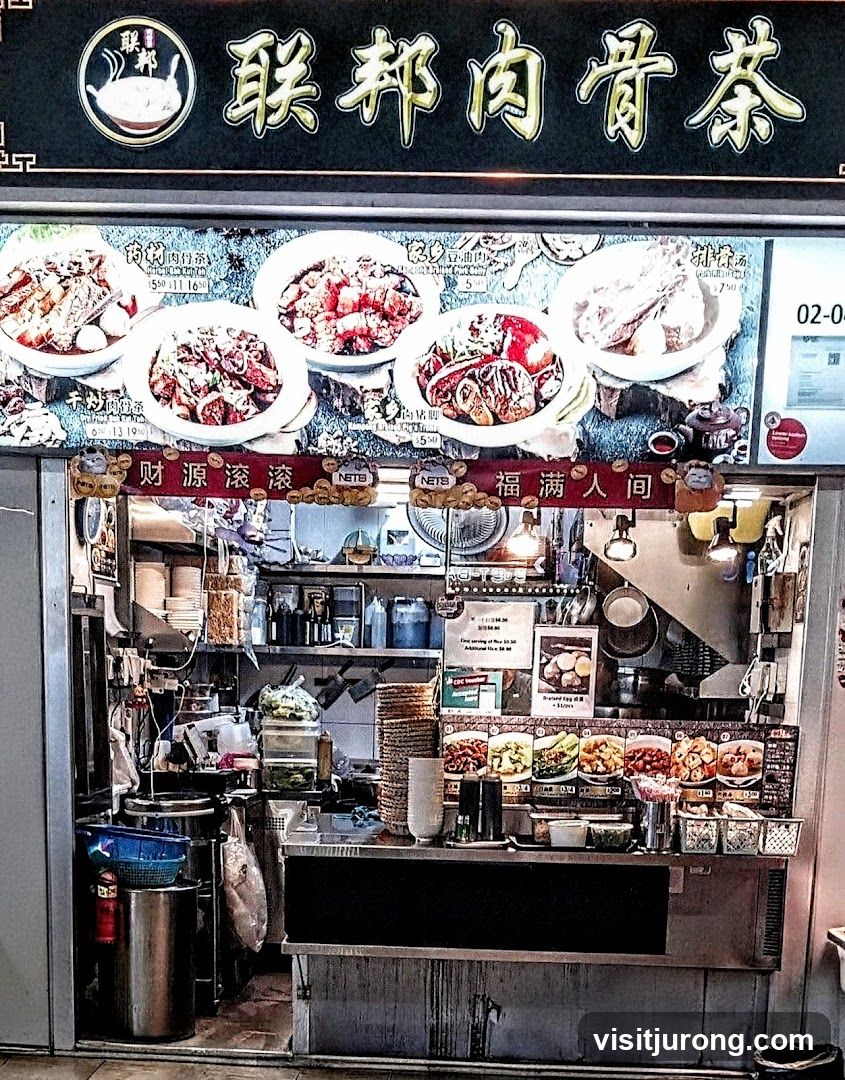 Food Stall with Menu Display