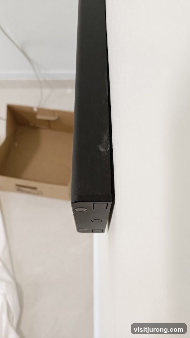 Black Bar Mounted on Wall