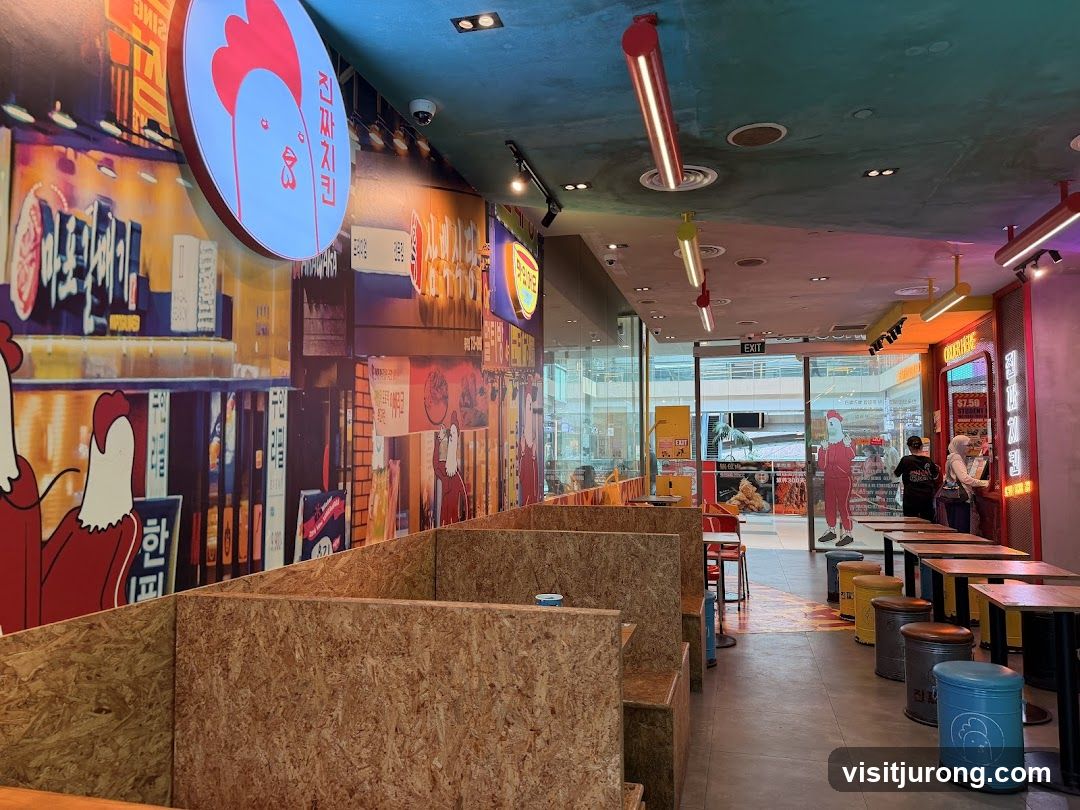 Restaurant Interior with Korean-themed Decor