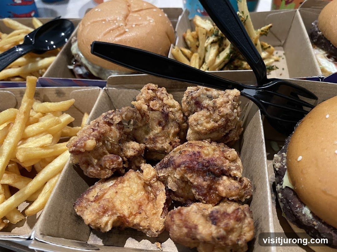 Fried Chicken and Fries