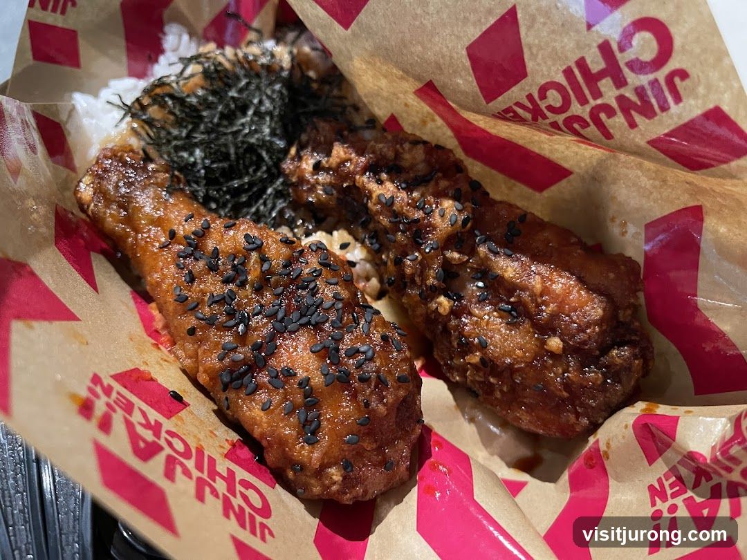Fried Chicken Wings with Rice