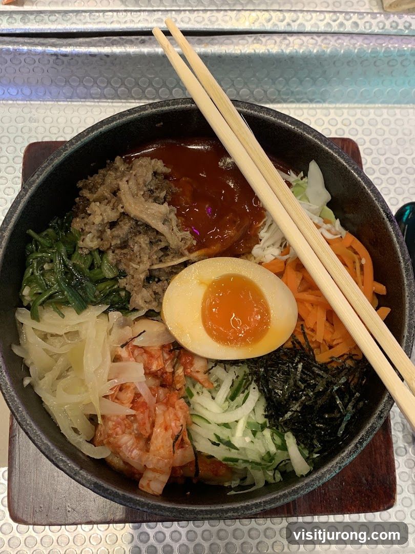 Bibimbap with Soft-Boiled Egg