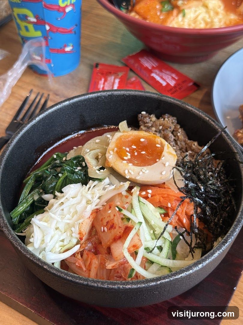 Bibimbap with Egg and Kimchi