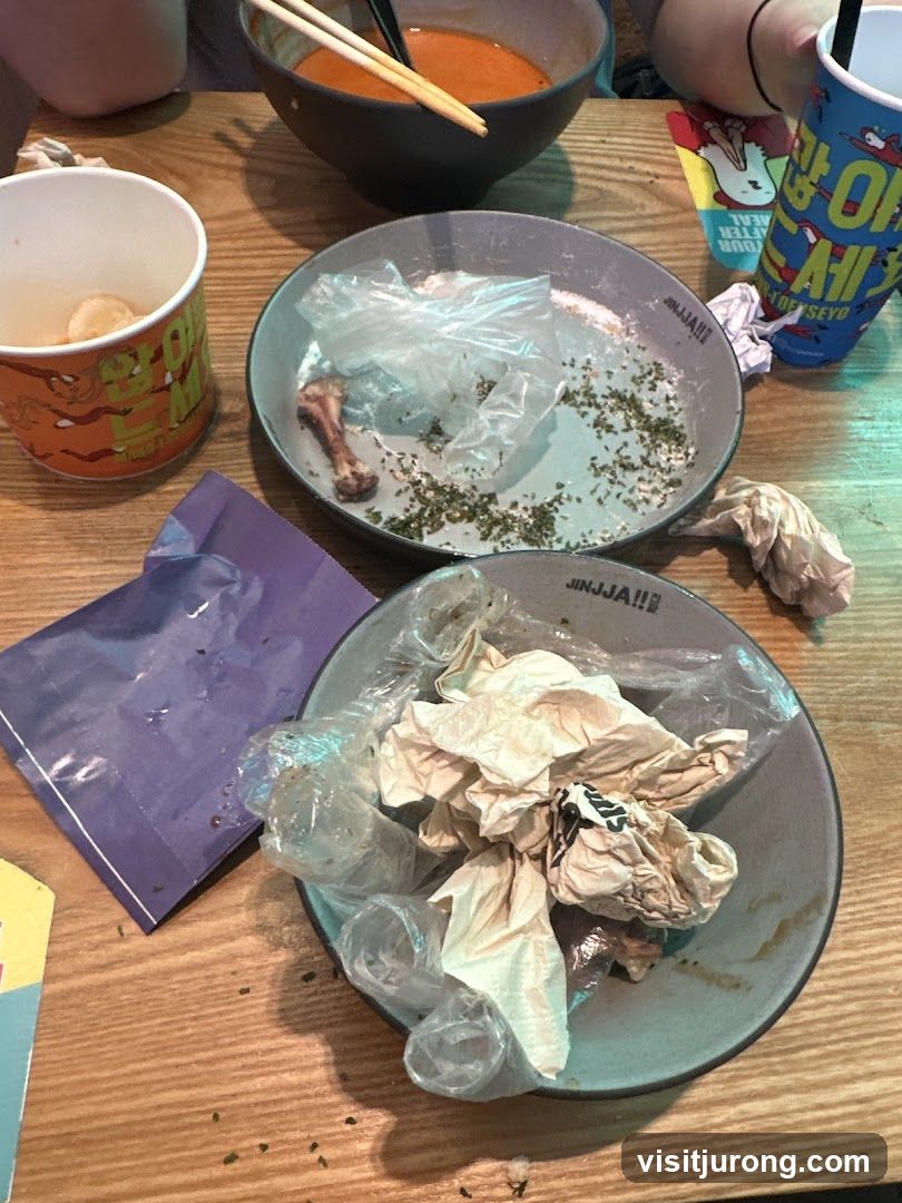 Messy Table After Meal