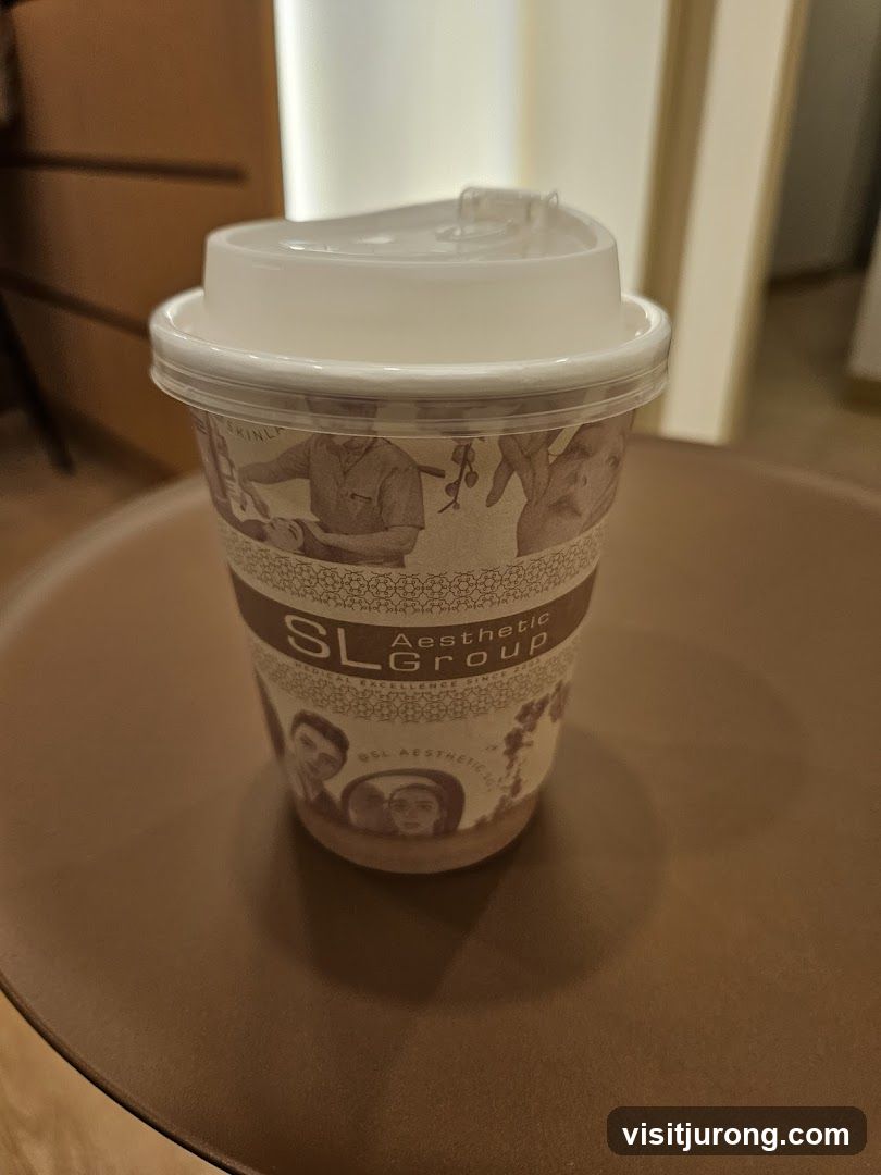 Coffee cup with branding