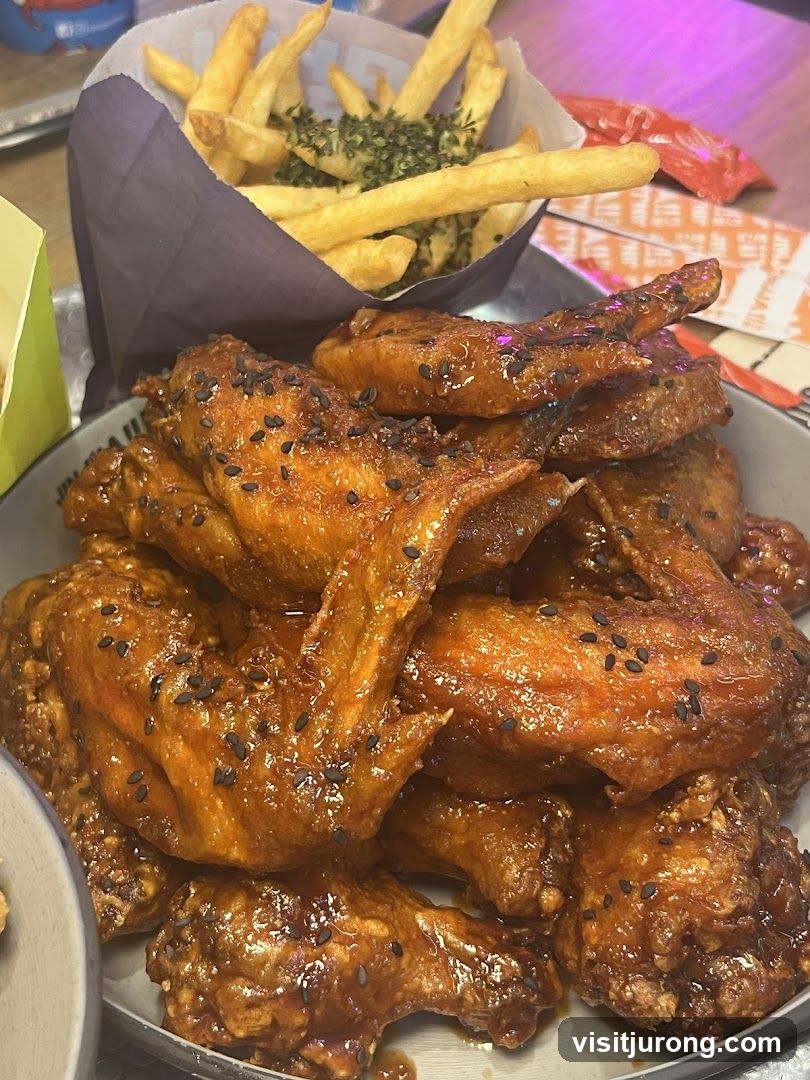Chicken Wings and Fries