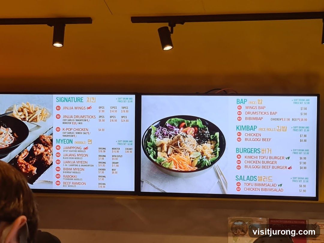 Korean Food Menu