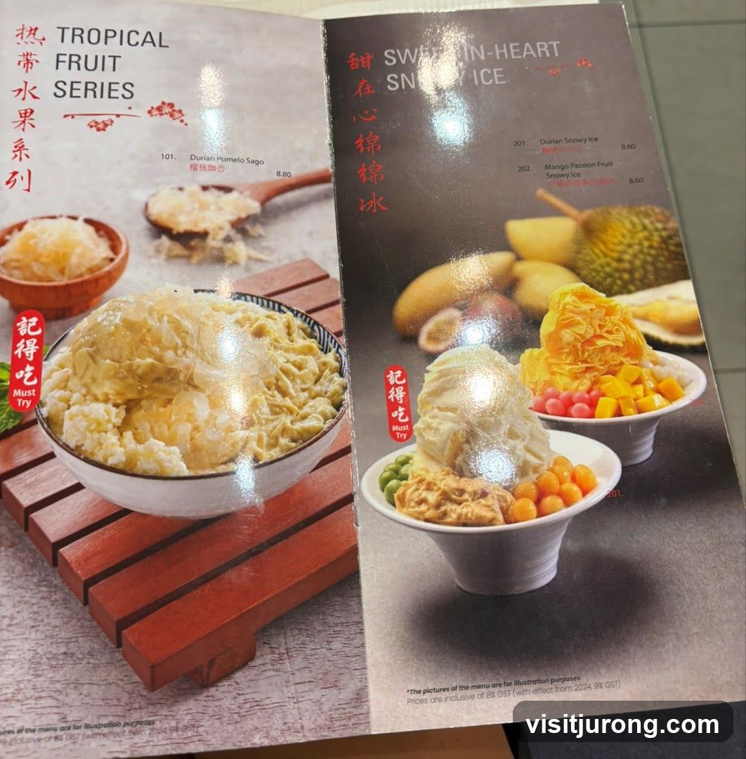 Dessert Menu