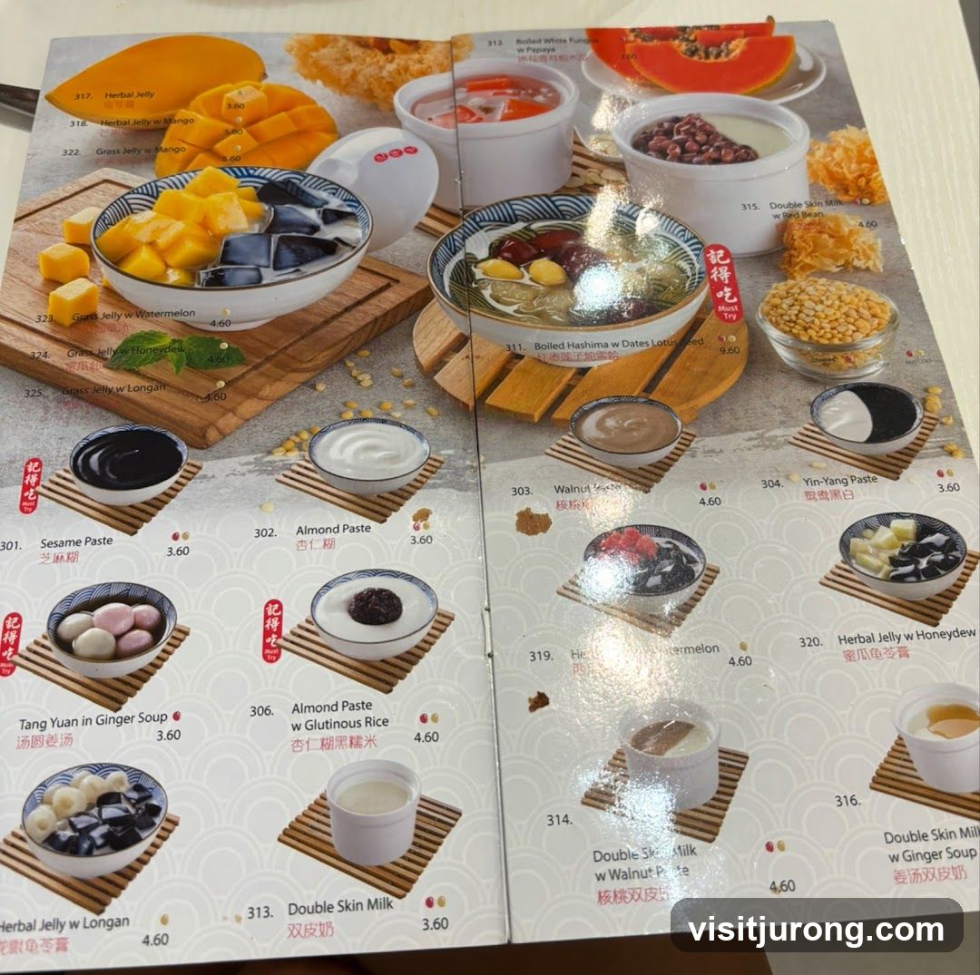 Dessert Menu