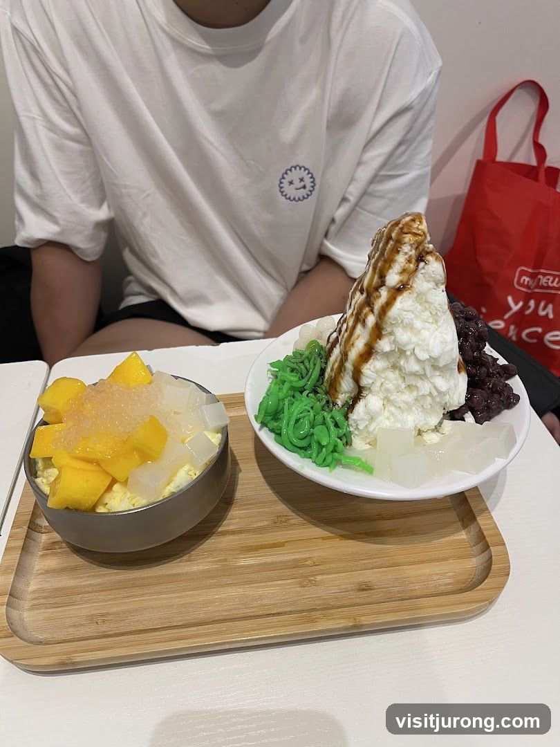Desserts on a Tray