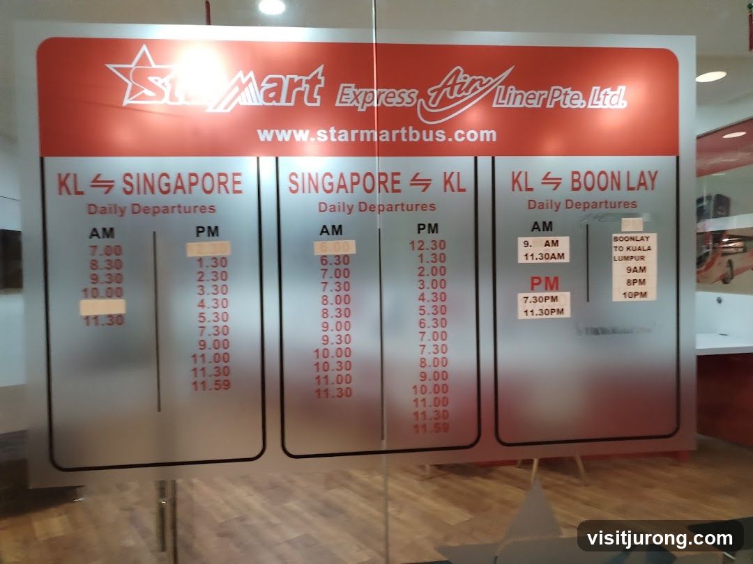 Starmart Express Air Liner Pte. Ltd. Bus Schedule