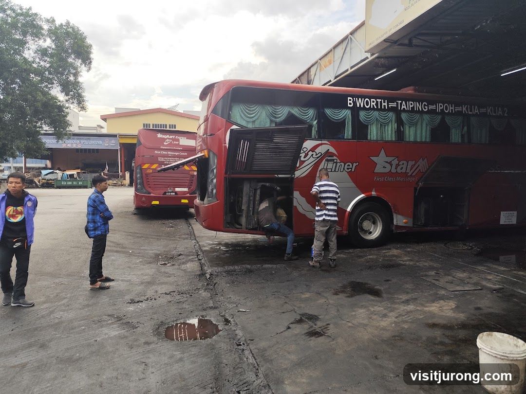 Bus Maintenance Area