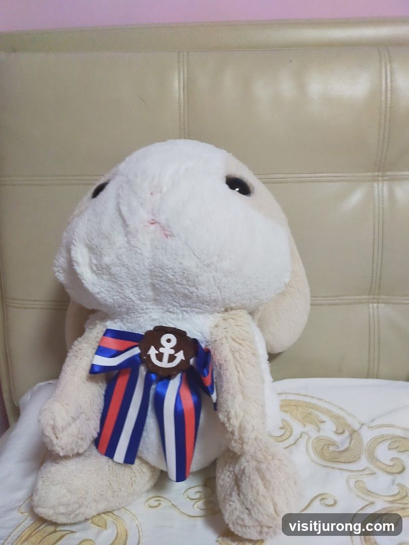 Plush Toy with Nautical Ribbon