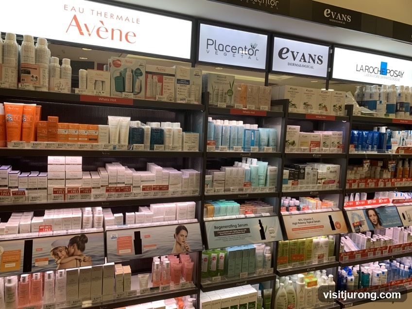 Skincare Products Display