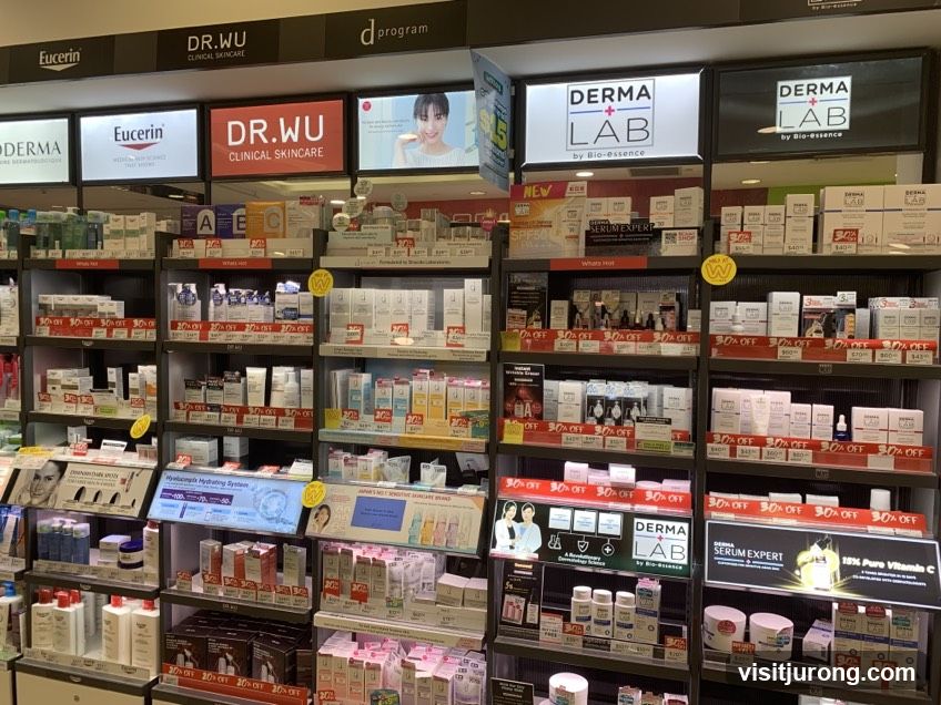 Skincare Products Display