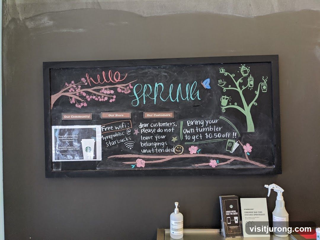 Starbucks Spring Chalkboard