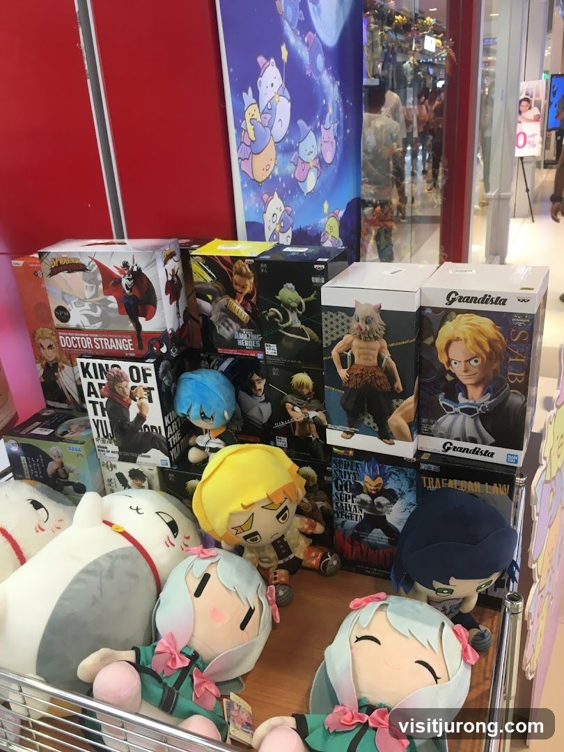 Anime Merchandise Display