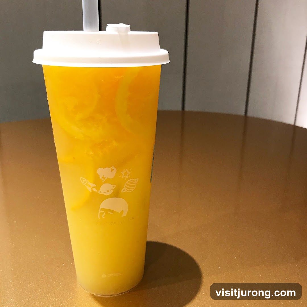 Orange Drink with Fruit Slices