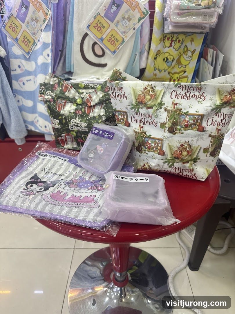 Christmas and character merchandise