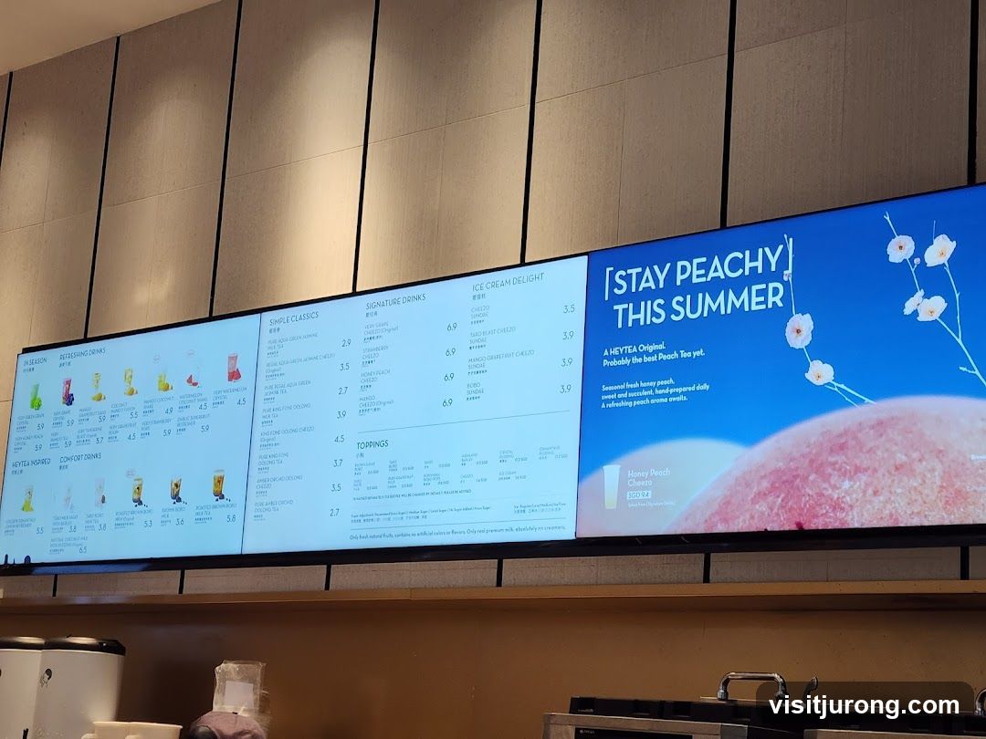 HEYTEA Menu