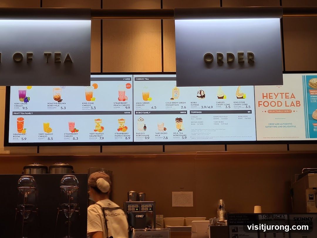 HEYTEA Menu