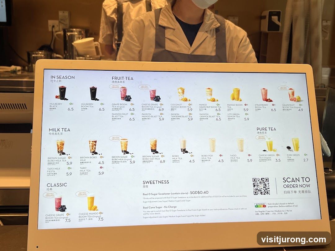 Heytea Menu