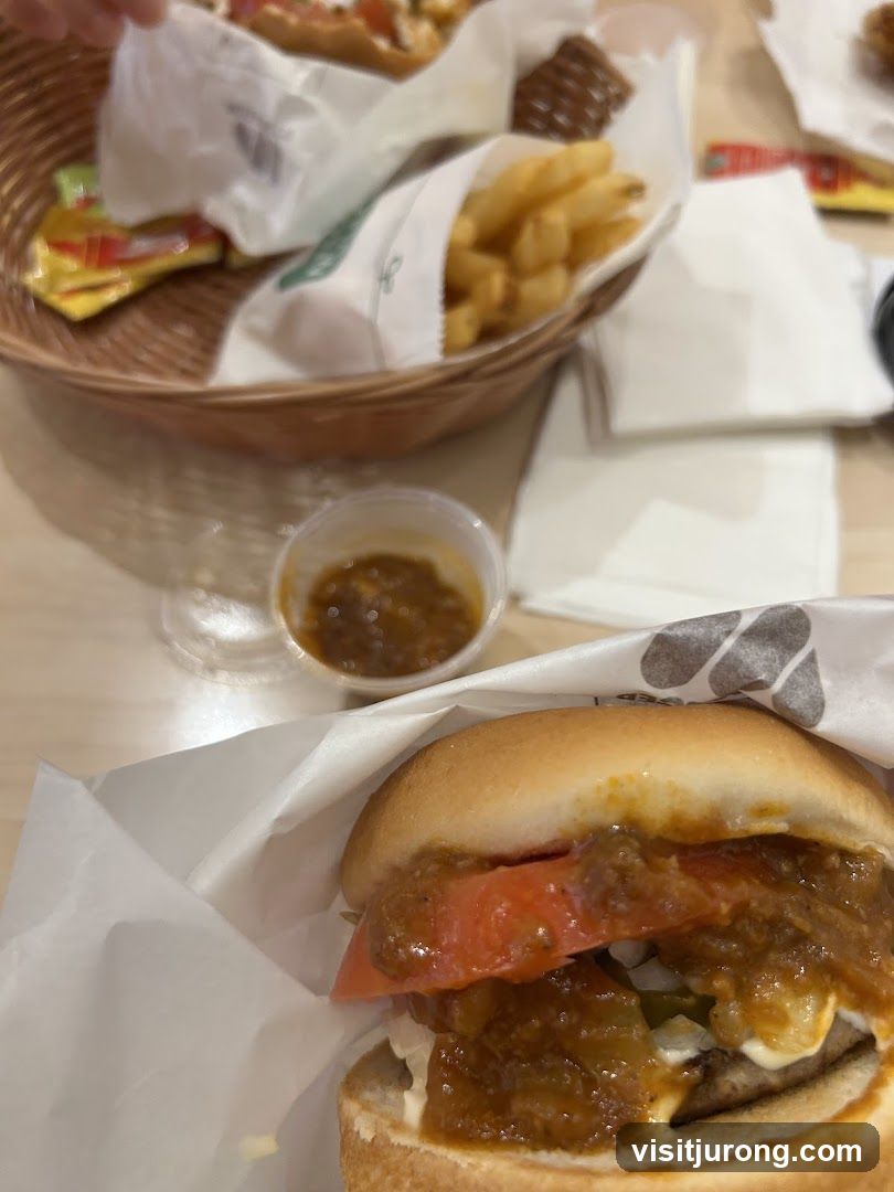 Burger and Fries