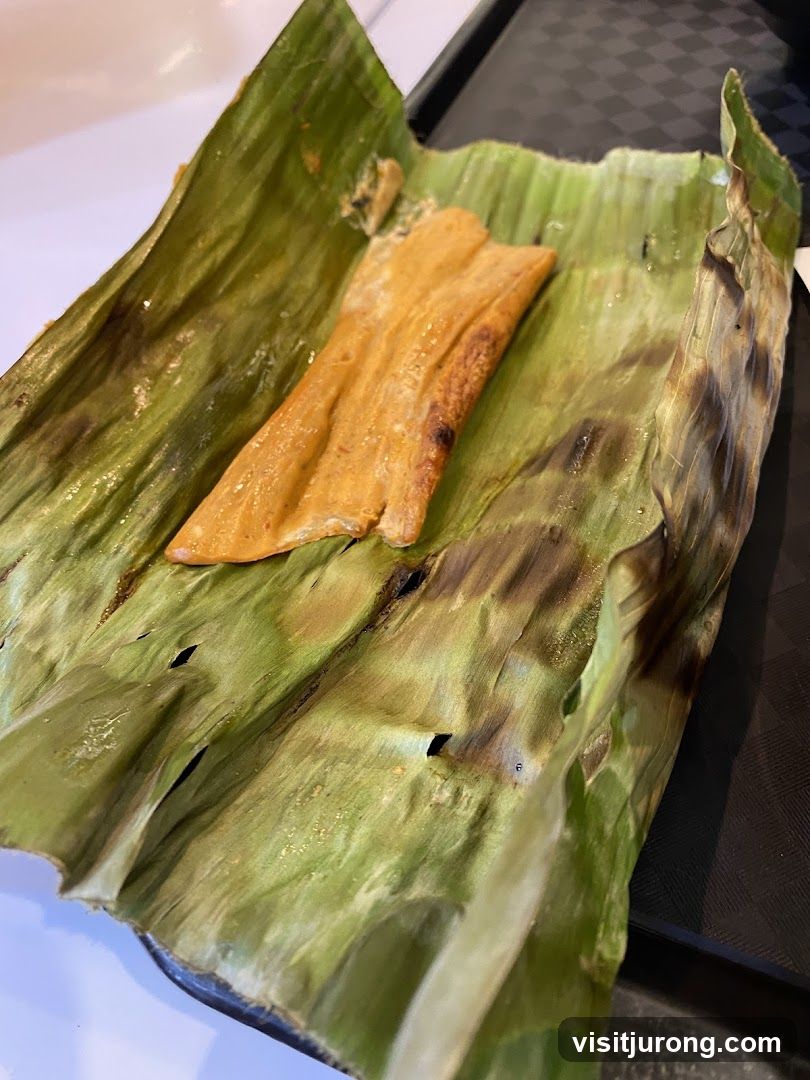 Food Wrapped in Banana Leaf