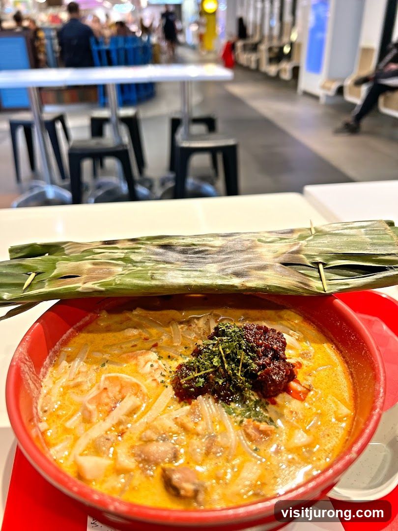 Laksa with Otak-Otak