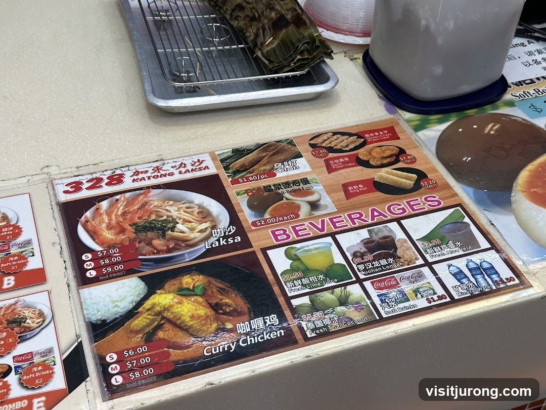 328 Katong Laksa Menu